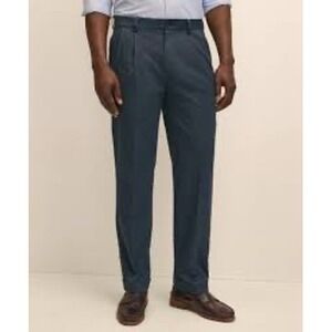 Brooks Brothers 346 Elliot Advantage Chino Pants Men's W34 L32 Dark Gray Cotton